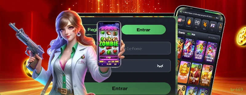 Conta br669 sincronizada site e app